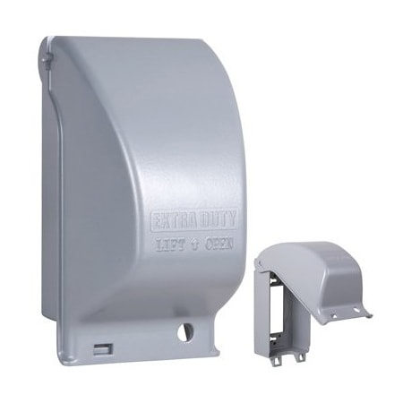 Raco Electrical Box Cover, 1 Gang Gang, Aluminum, In-Use Cover Type MX3200